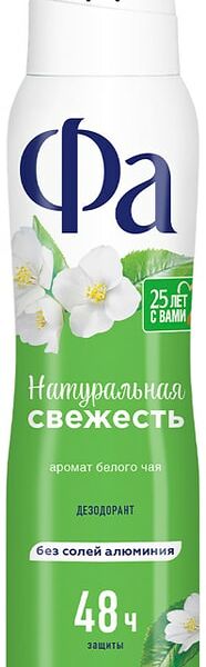 Дезодорант Fa Натуральная свежесть с ароматом белого чая 48ч 150мл