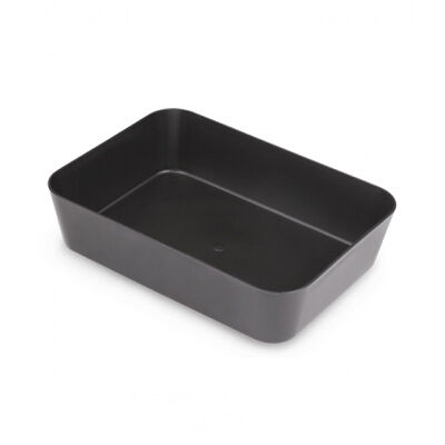 Лоток для канцелярских принадлежностей Стамм пластиковый черный, 13х17,8х4,4 см