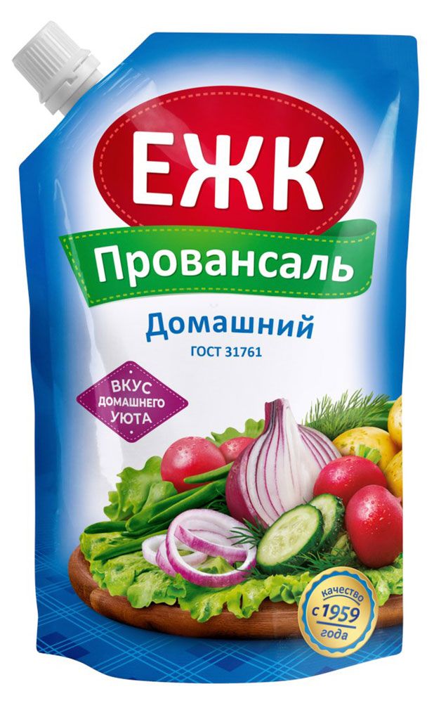 

Майонезный соус ЕЖК Домашний 46%