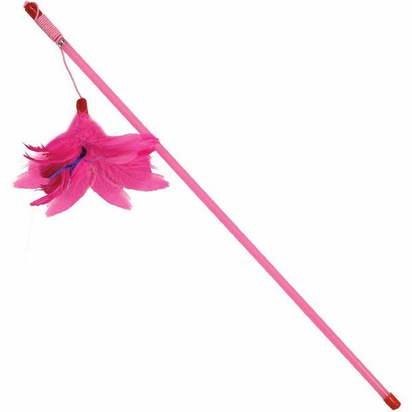Удочка-дразнилка Triol Розовые перья