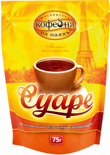 

Кофе растворимый Московская кофейня на паяхъ Суаре 75 г