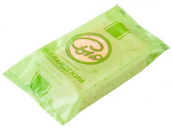 Сыр полутвердый голландский Русские традиции 45%