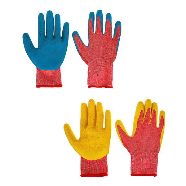 Перчатки садовые Inbloom со вспененным латексным полуоблив., р.9, 24.5см