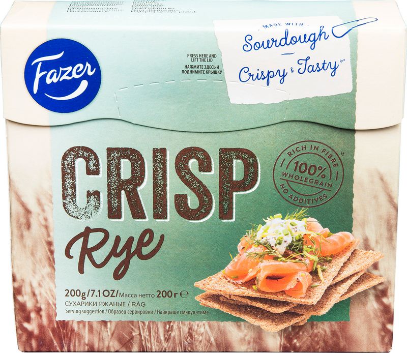 

Хлебцы Fazer Crisp ржаные