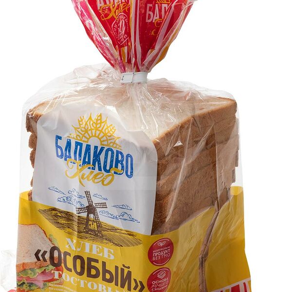 Хлеб Балаковохлеб Особый тостовый в нарезке