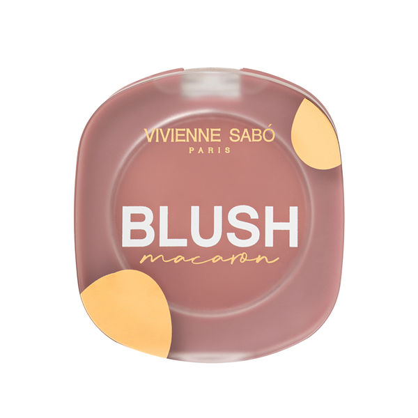 Румяна матовые Vivienne Sabo Macaron Blush т. 04 Натуральный розовый 4.1 г