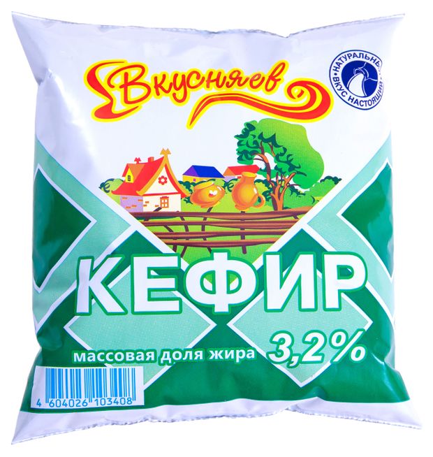 

Кефир Вкусняев 3.2% 430 г