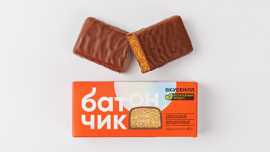 Батончик шоколадный Марципановый веган
