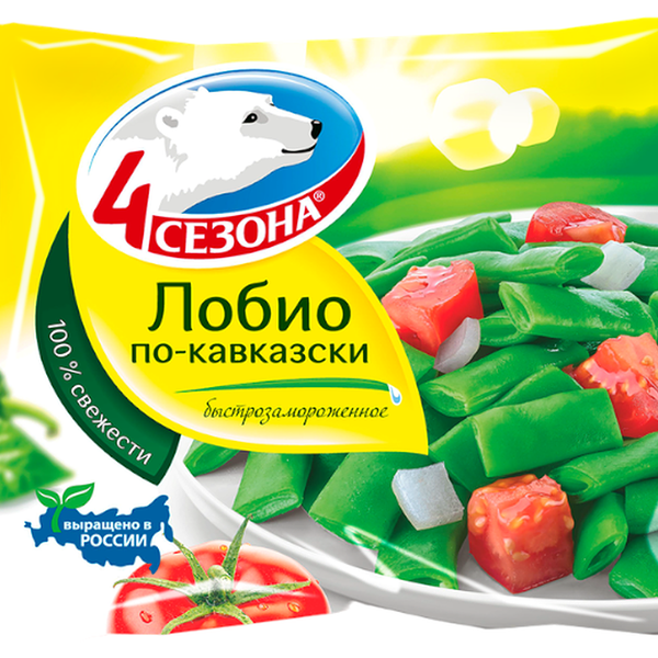 Смесь овощная 4 сезона Лобио по-кавказски