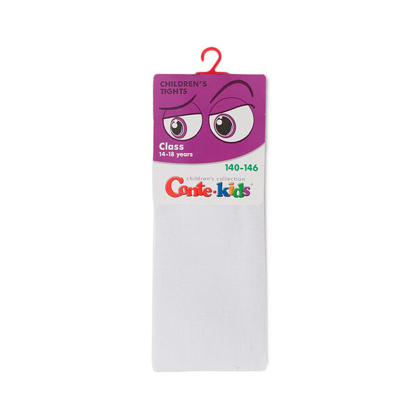Колготки детские CONTE-KIDS CLASS  р140-146 (22)  650 белый