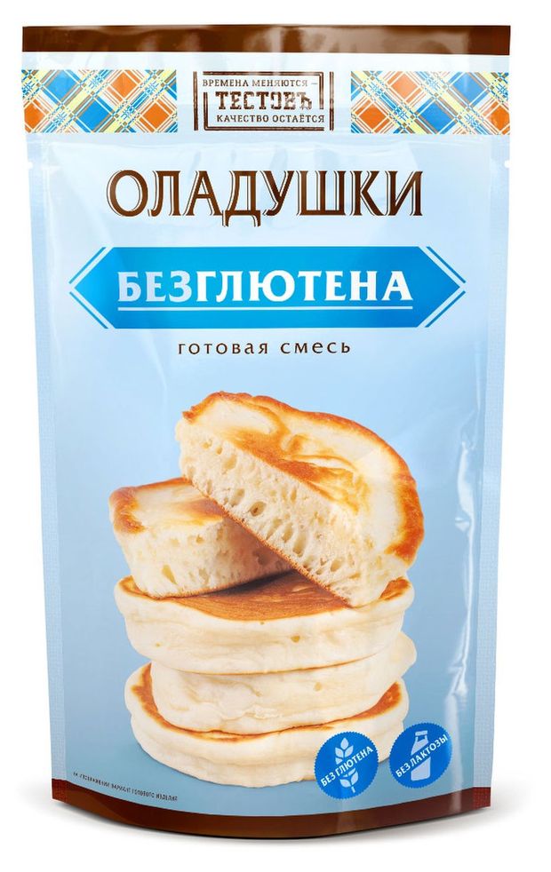 

Смесь для выпечки Тестовъ Оладушки без глютена 250 г