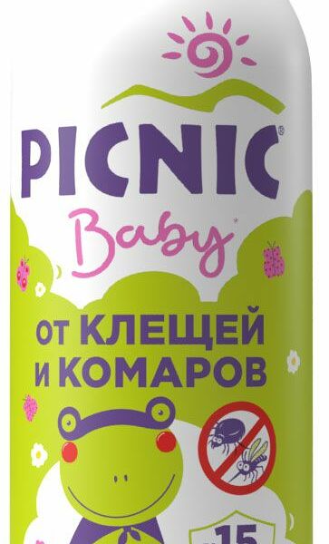 Picnic Baby аэрозоль от комаров и клещей для детей 125 мл