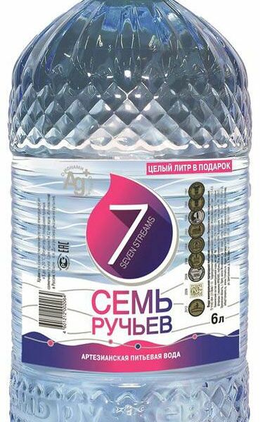 Вода питьевая негазированная 7 Ручьев Окуловская