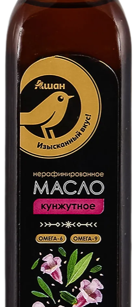 Масло кунжутное АШАН Золотая птица нерафинированное