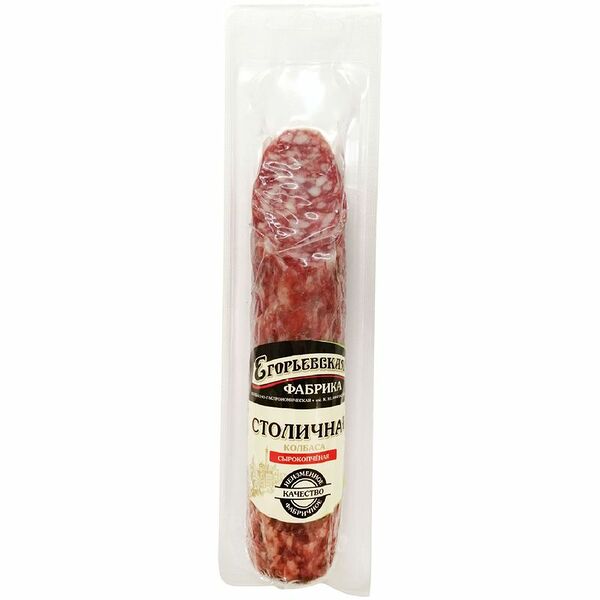 Колбаса сырокопчёная Егорьевская КГФ Столичная