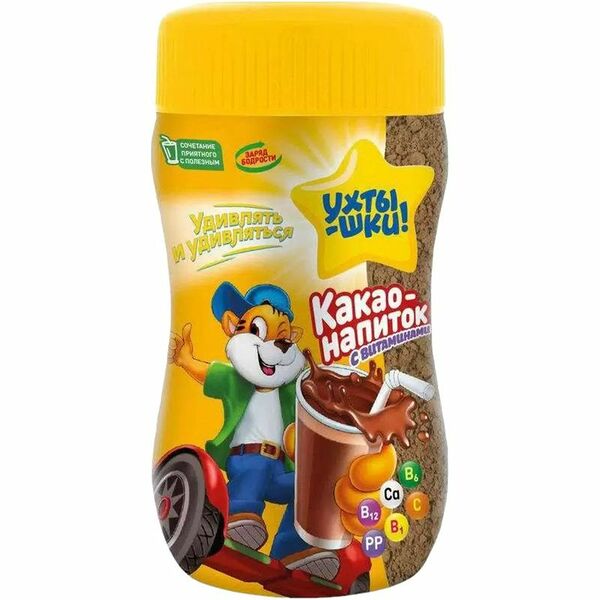 Какао-напиток Ухтышки растворимый с витаминами 300г