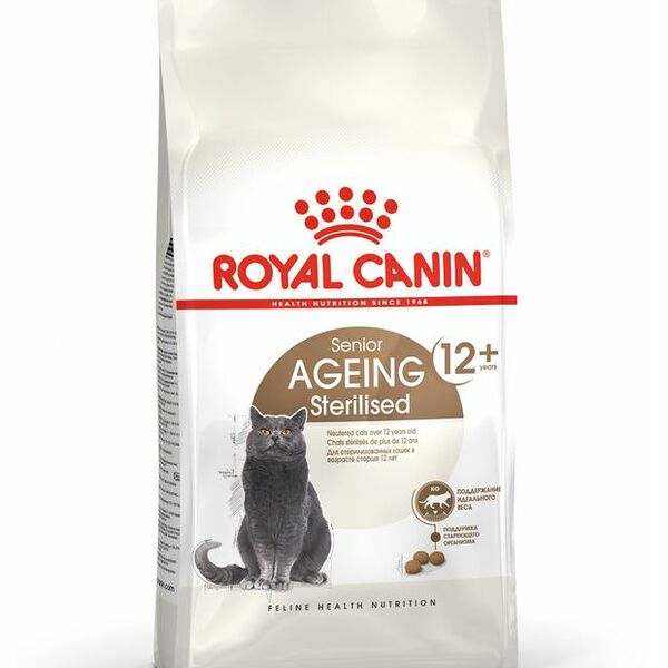 Сухой корм для пожилых кошек Royal Canin Senior Ageing Sterilised 12+, 4 кг