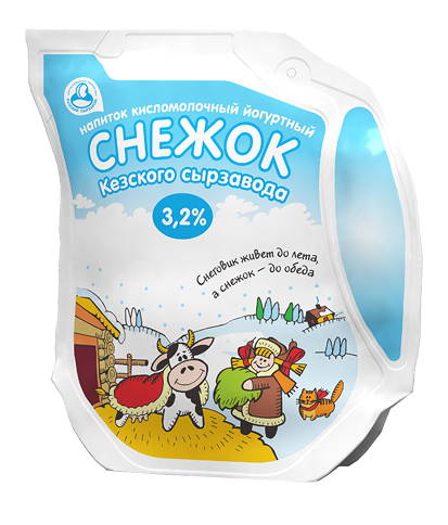 Снежок Кезский сырзавод 3.2% 400 мл