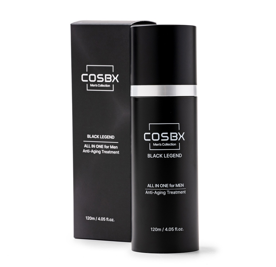 

Средство для лица Cosbx Black Legend 3 в 1 эссенция, тоник, крем для мужчин 120 мл