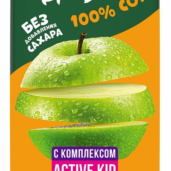 Сок детский Добрый Active kid Яблоко 200 мл