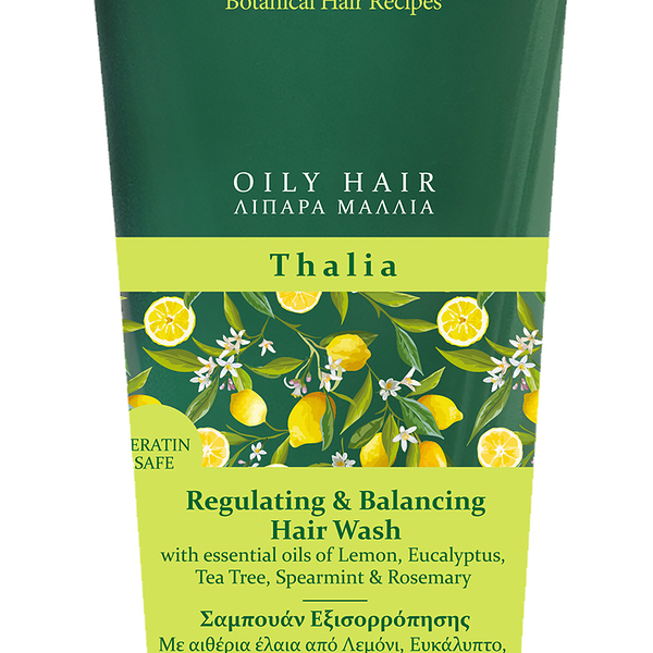 Балансирующий шампунь для жирных волос Fresh Line Thalia 200 мл