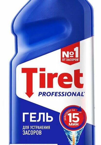 Гель Tiret Professional для устранения профилактических засоров 500 мл