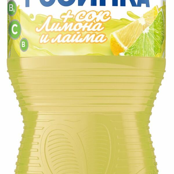 Вода газированная Липецкая Росинка с соком Лимона и Лайма 500 мл