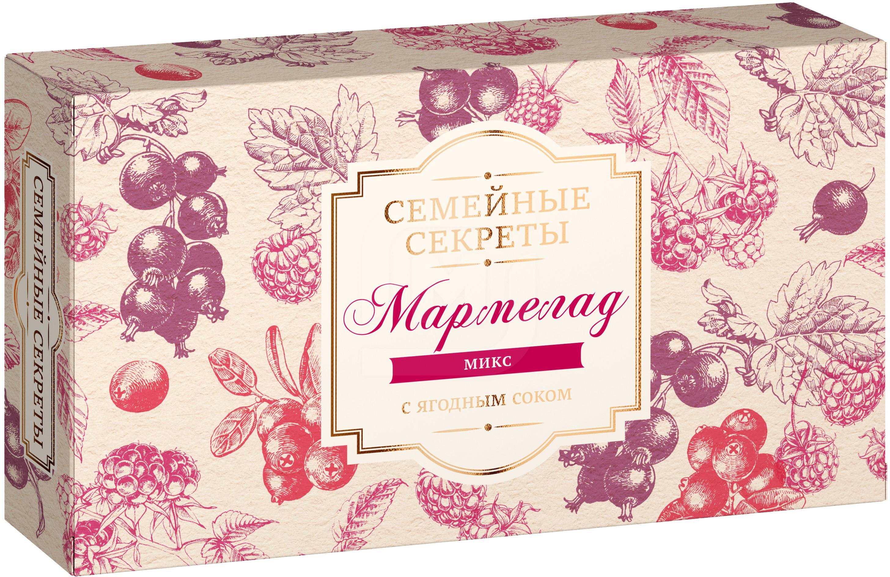 

Мармелад Семейные Секреты Малина Клюква Смородина