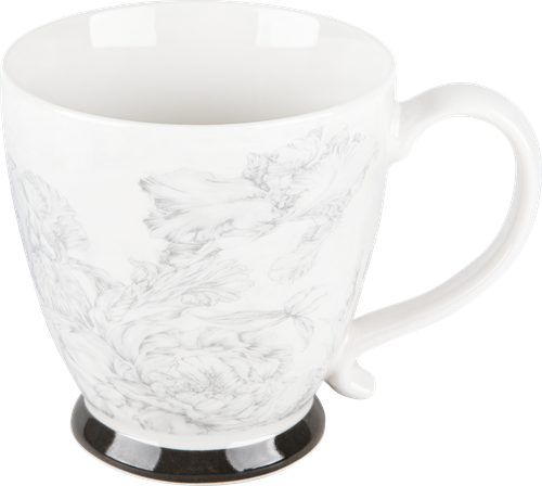 

Кружка HOMECLUB Пионы 460 мл фарфор арт. B514C817E/F HS2024