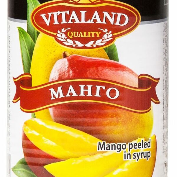 Манго очищенное Vitaland дольки в сиропе 425 г