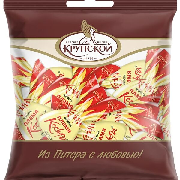 Конфеты КФ Крупской Пламя Костра 200г