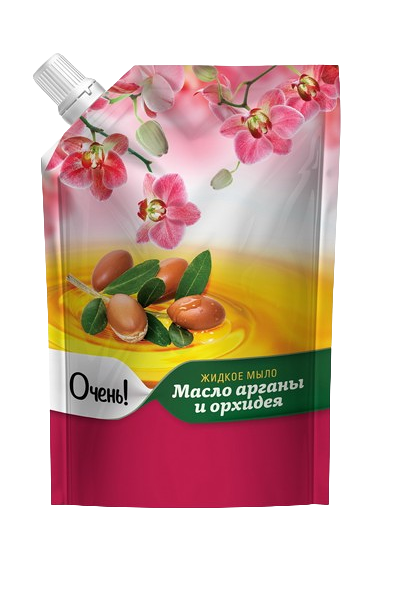 ОЧЕНЬ! Жидкое мыло Масло арганы и орхидея дой-пак 500мл