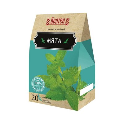 Напиток чайный Белтея Фиточай Мята 20пак*1г 20г