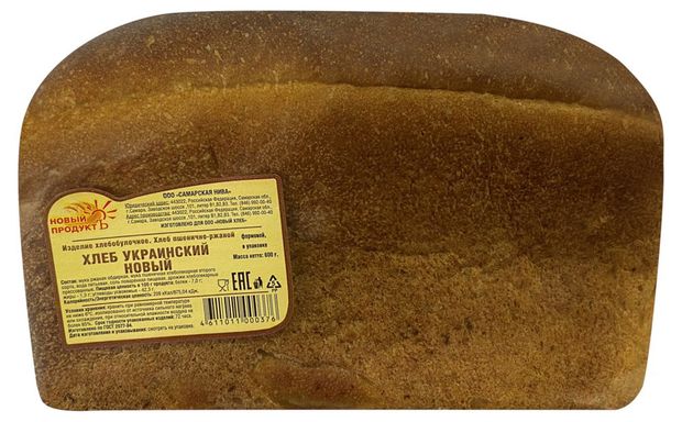 

Хлеб Новый Продуктъ Украинский новый 600 г