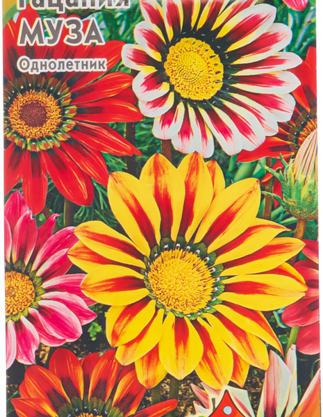 Семена ГАВРИШ Удачные семена, Гацания крупноцветковая Муза