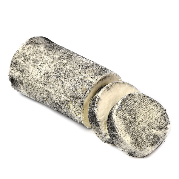 Сыр творожный Шевр из козьего молока в золе 45%