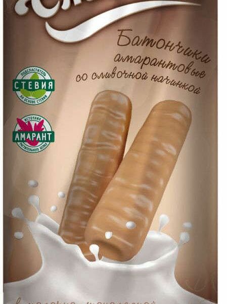 Батончик шоколадный Di&Di Умные сладости со сливочной начинкой