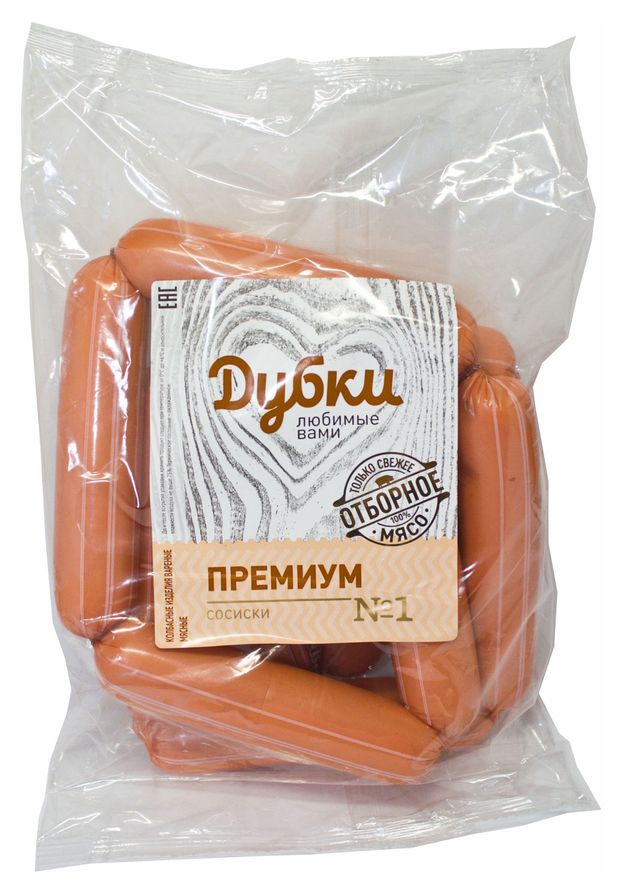 

Сосиски Дубки Премиум вес