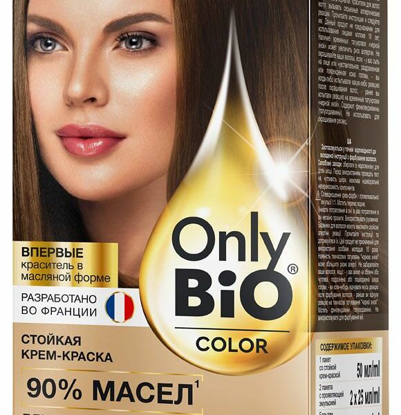 Крем - краска для волос Only Bio Color 5.0 , Темно-русый , 115мл