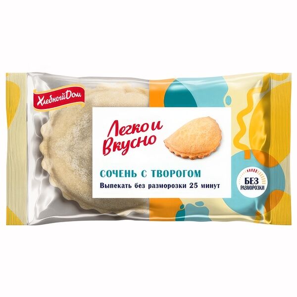 Сочень Хлебный Дом с творогом замороженный, 220г