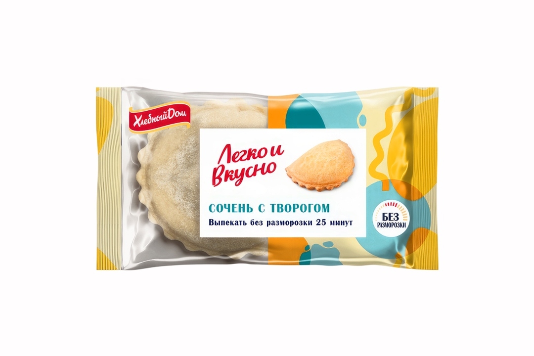 

Сочень Хлебный дом с творогом замороженный 220 г