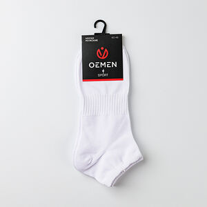 Носки мужские короткие спортивные белые (2 пары), рр. 40-46