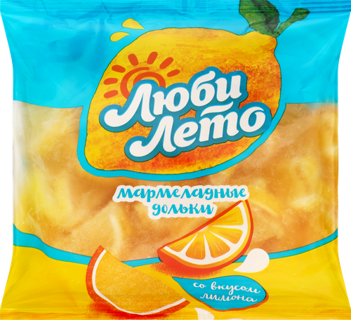 

Дольки мармеладные Славконд Люби лето со вкусом лимона 250 г