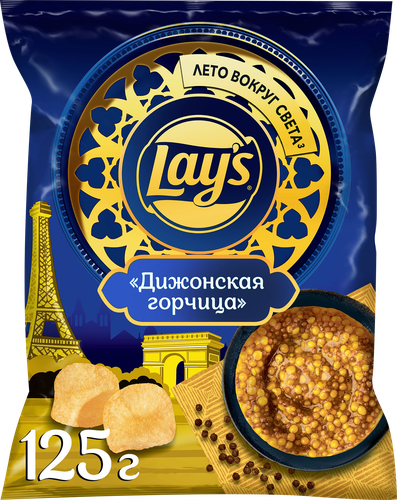 

Картофельные чипсы Lay's Дижонская горчица 125 г
