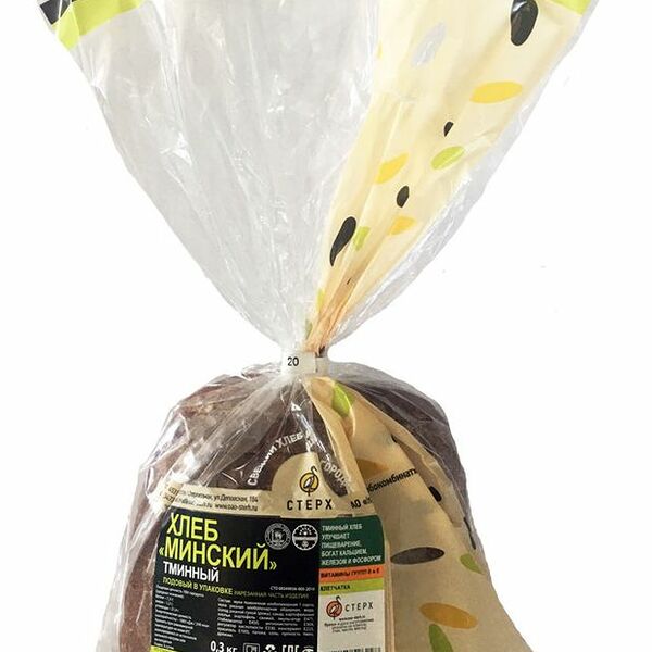 Хлеб Стерх Минский тминный нарезной 300 г