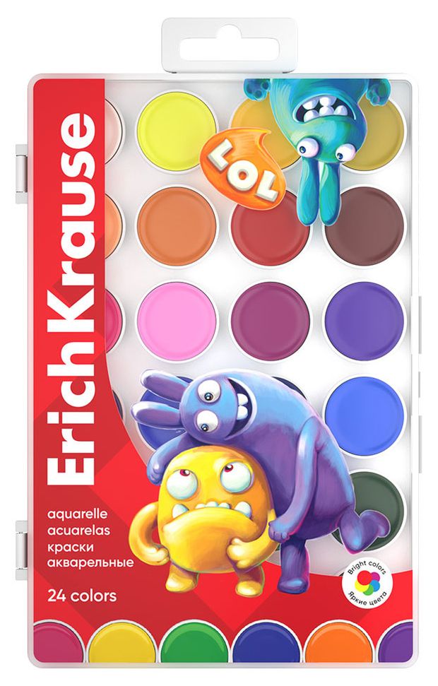 

Краски акварельные ArtBerry с УФ-защитой яркости 24 цвета