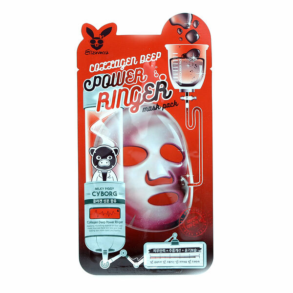 Маска для лица тканевая с коллагеном ТМ ElizaVecca (ЭлизеВекка)