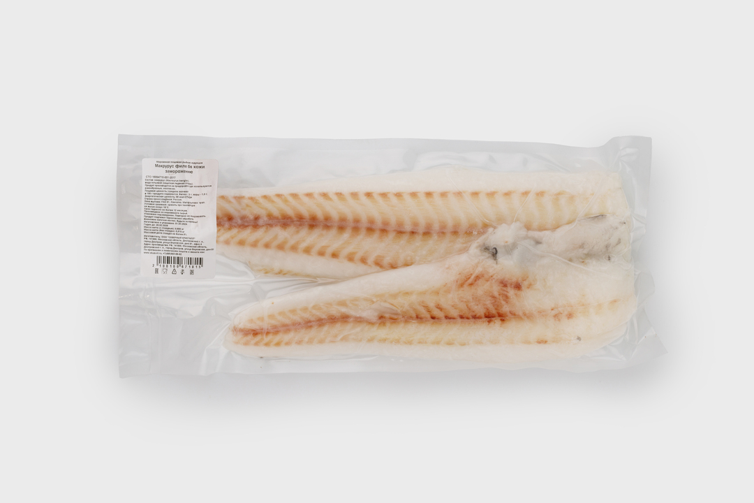 

Макрурус филе без кожи зам, 600 г