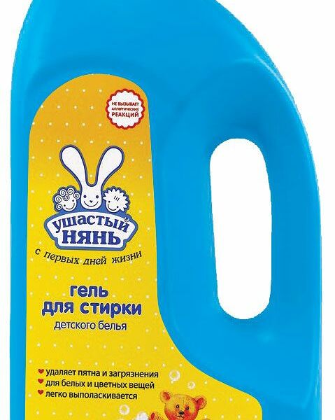 Гель для стирки детского белья Ушастый нянь 1200 мл