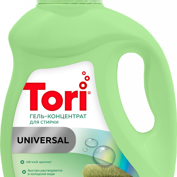 Гель-концентрат для стирки Tori Universal, 1000 мл
